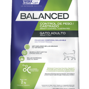 Balanced Gato adulto control de peso 2kg