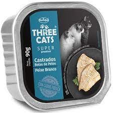Paté ThreeCats Castrado bola de pelos 90g