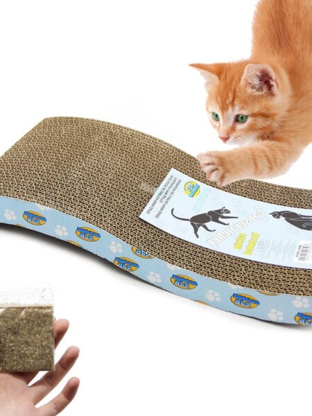 Rascador curvo de cartón