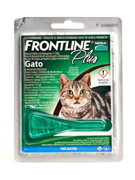 Frontline plus gatos