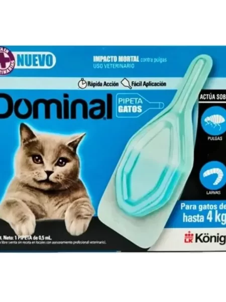 Pipeta Dominal gatos hasta 4kg
