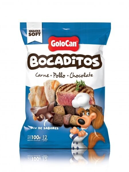 Golocan Bocaditos Carne, pollo y choco