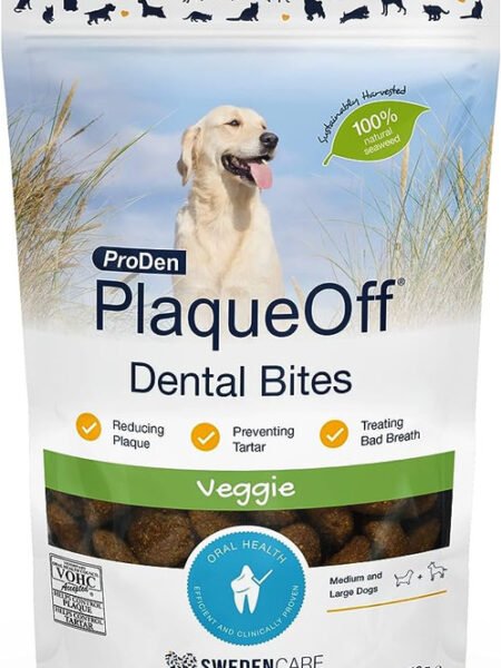 Plaque Off Dental Bites razas med/gde 150g