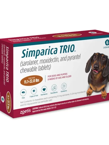 Simparica Trio 5 a 10kg 1 comp