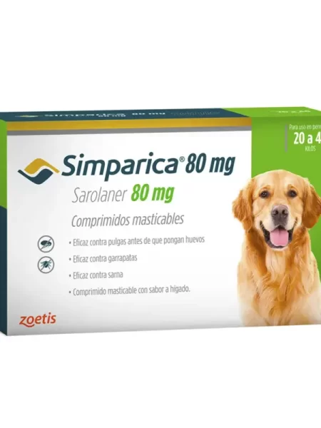 Simparica 20 a 40kg 1 comp