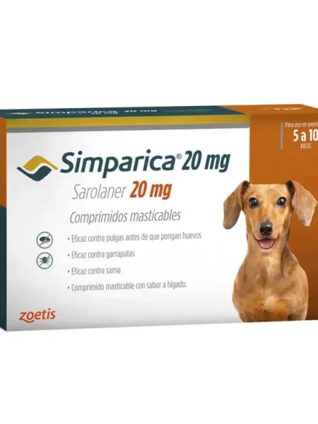 Simparica 5 a 10kg 1 comp