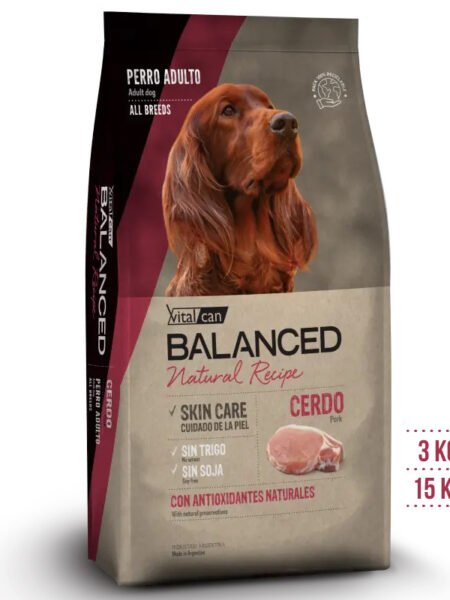 Balanced Perro Cerdo y Arroz 3kg