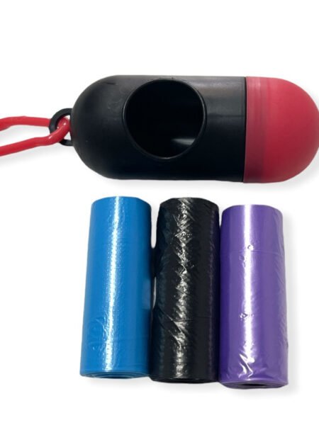 Dispensador de bolsas + 3 rollos