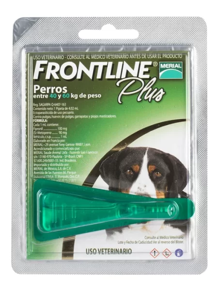 Frontline plus perro 40 a 60kg